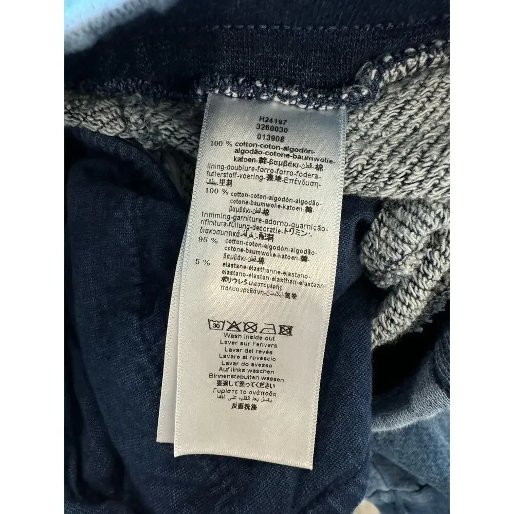 Givenchy Kids logo print blue joggers